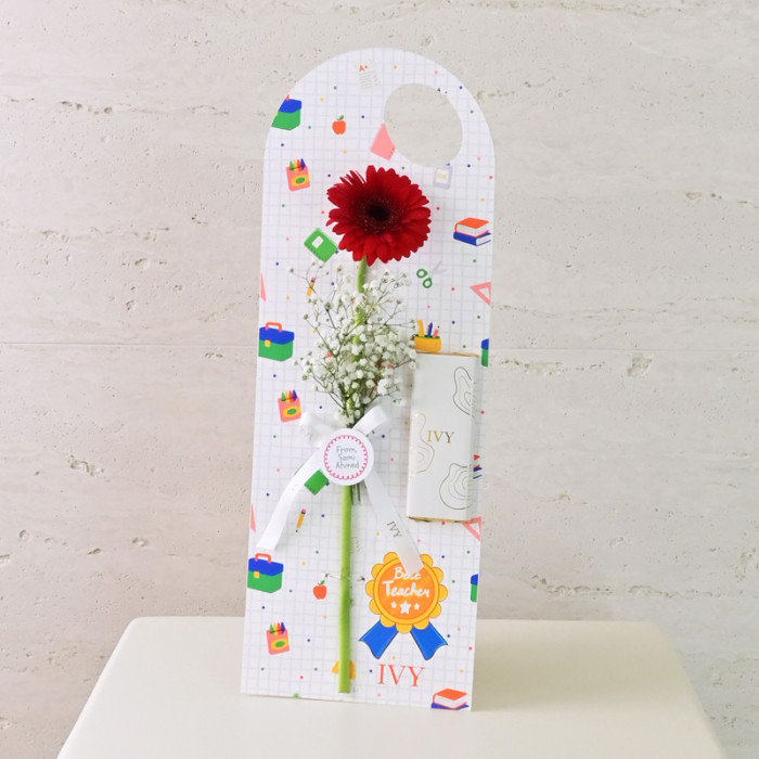 Teacher's Flower Card