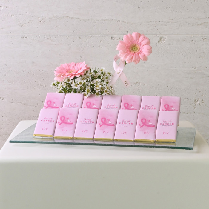 Think Pink Slim Bars Tray