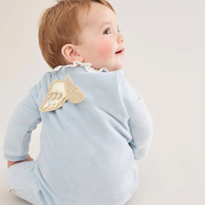 Sleep & Snuggle Velour AW GS - Gold & Blue