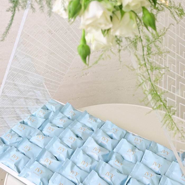 Triangle Tray Blue Truffles