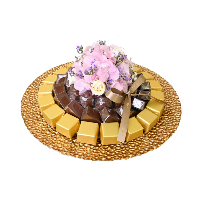 Chocolate Plate Gold