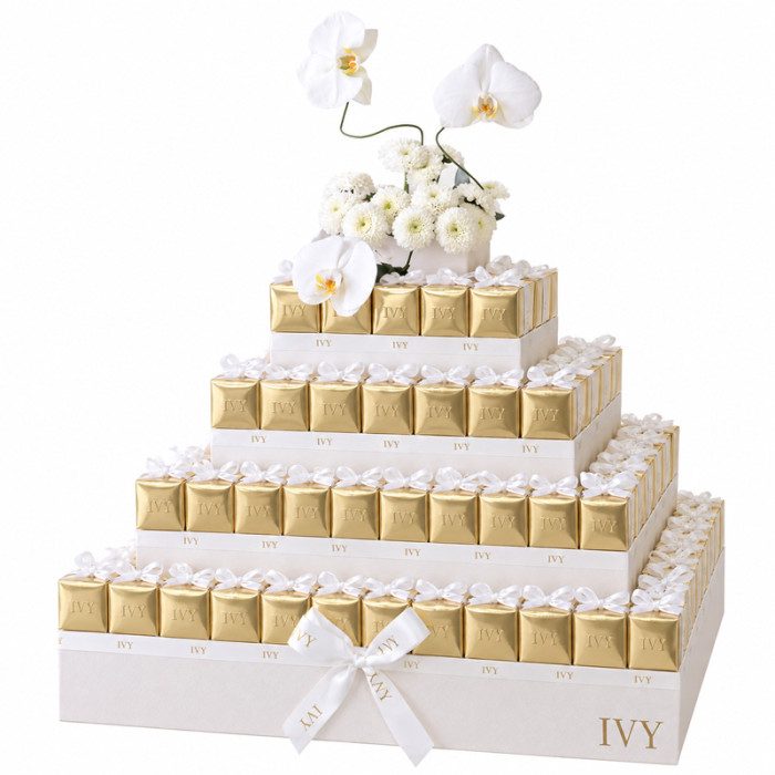 Signature Cubes Tower Gold