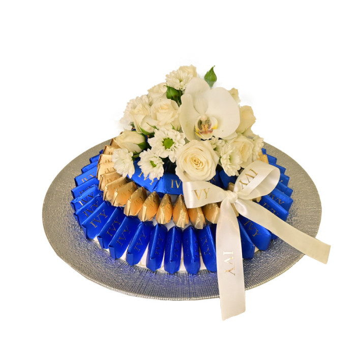 Gianduja Plate Blue