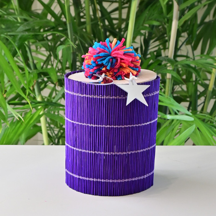 Bamboo Box Purple (Empty)