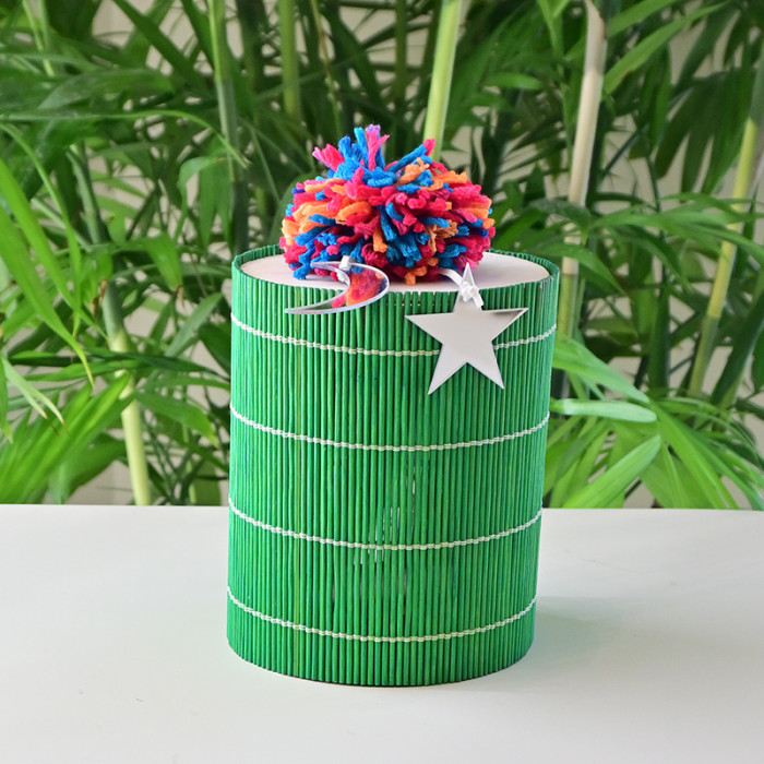 Bamboo Box Green (Empty)